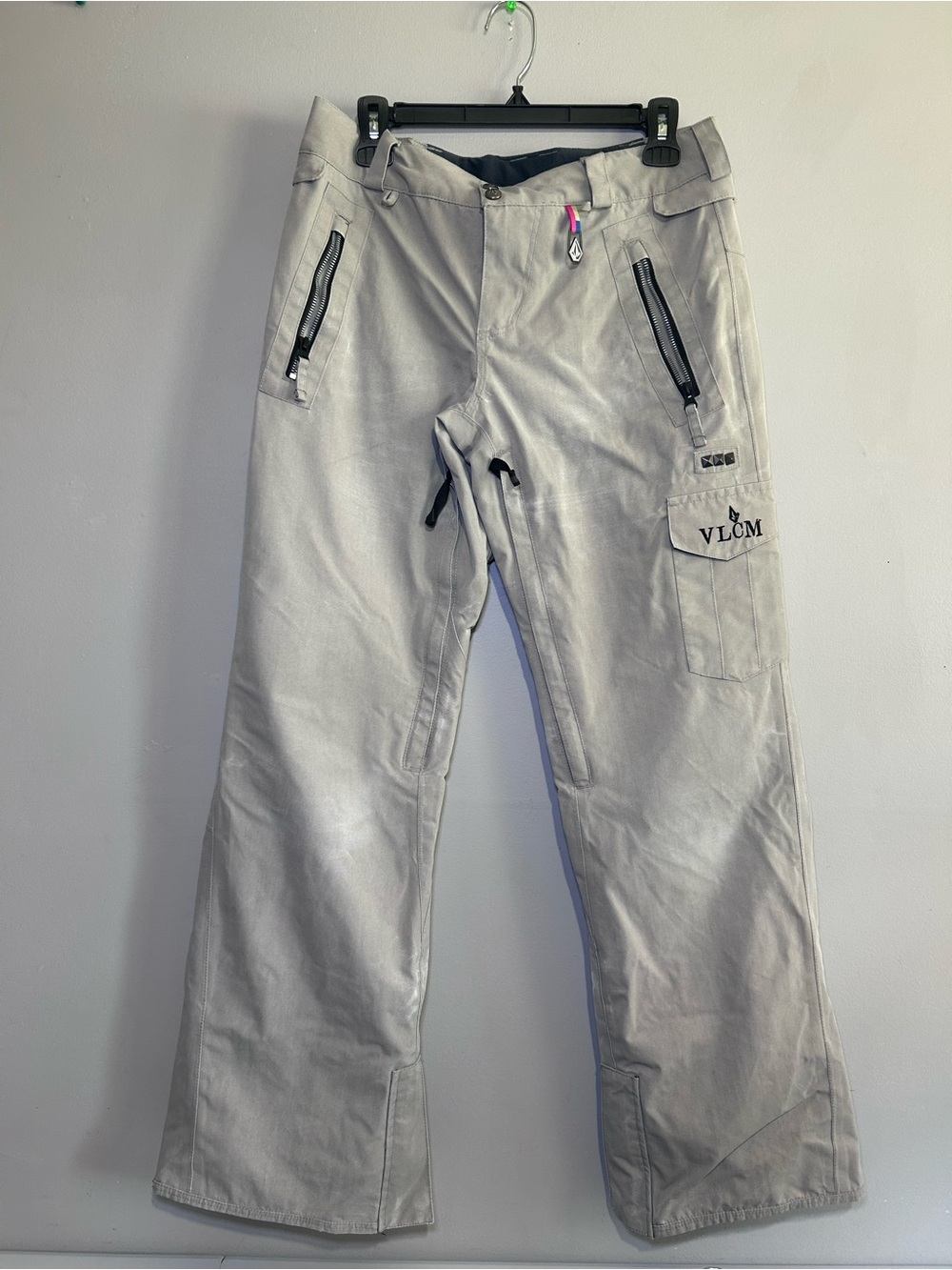 Volcom Women’s Snowboard Ski Pants Gray Waterproof Insulated Size Small S